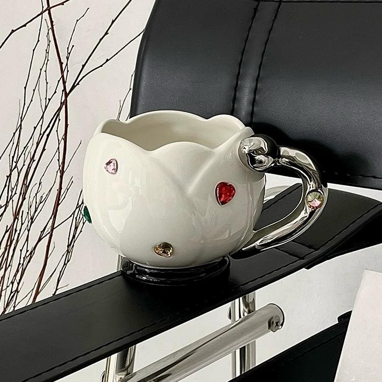 Luxury Rose Shape Cup /Heart Shape Cup