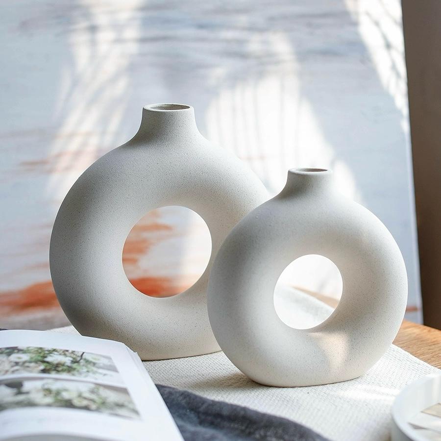 Round shape flower vase