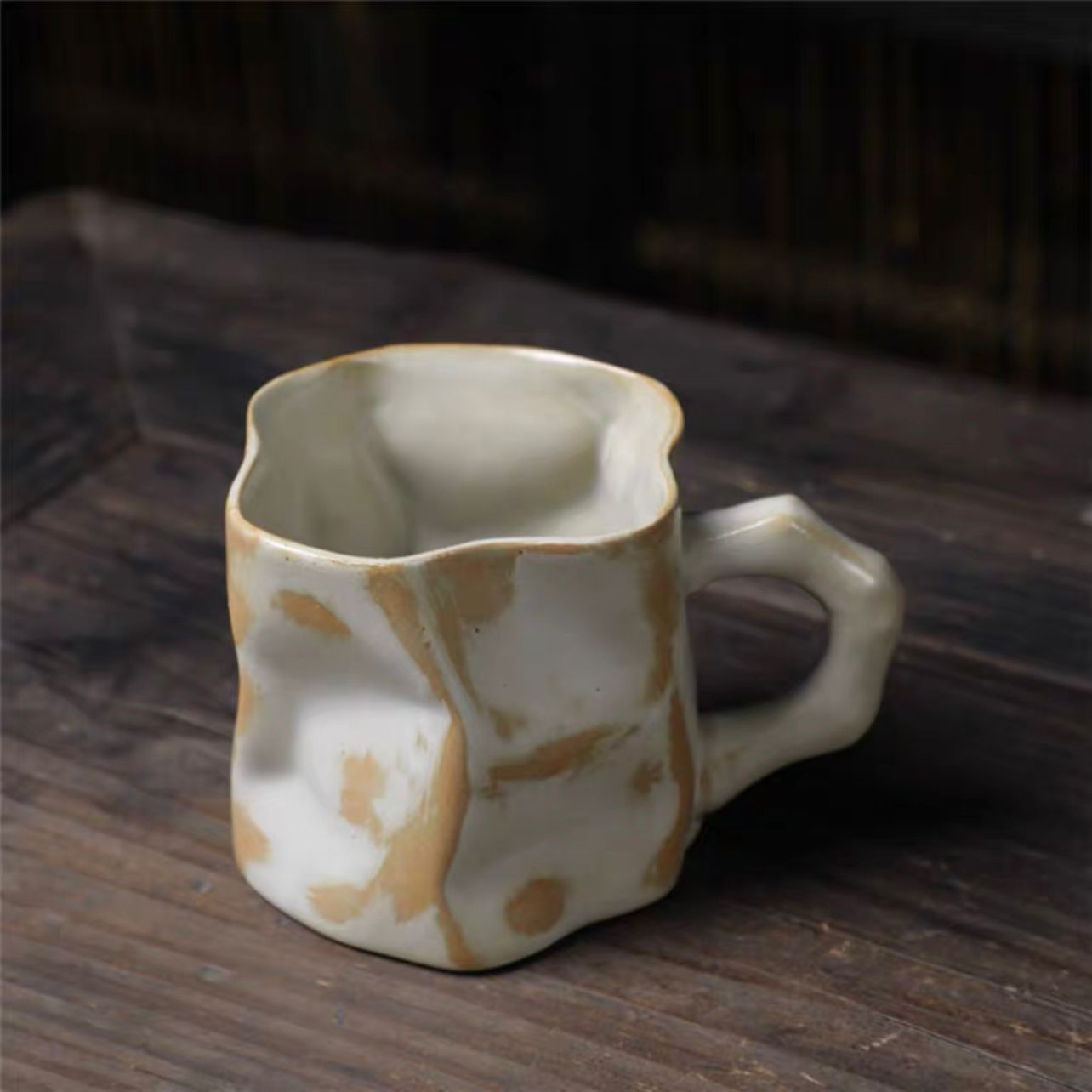 vintage white coffee mug | tea cup