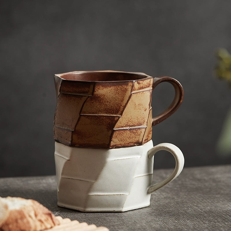 Japanese Retro Ceramic Coffee Cup | Exquisite High-end Tea Cup