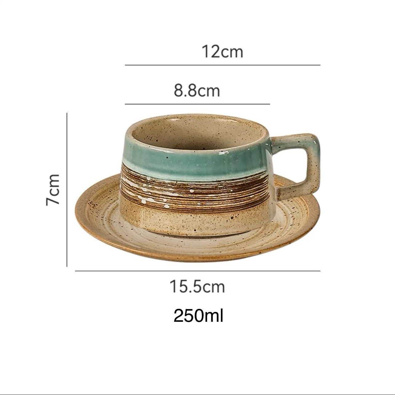 Japanese Style Ceramic Coffee Cup | High Temperature Resistant Coffee Mug