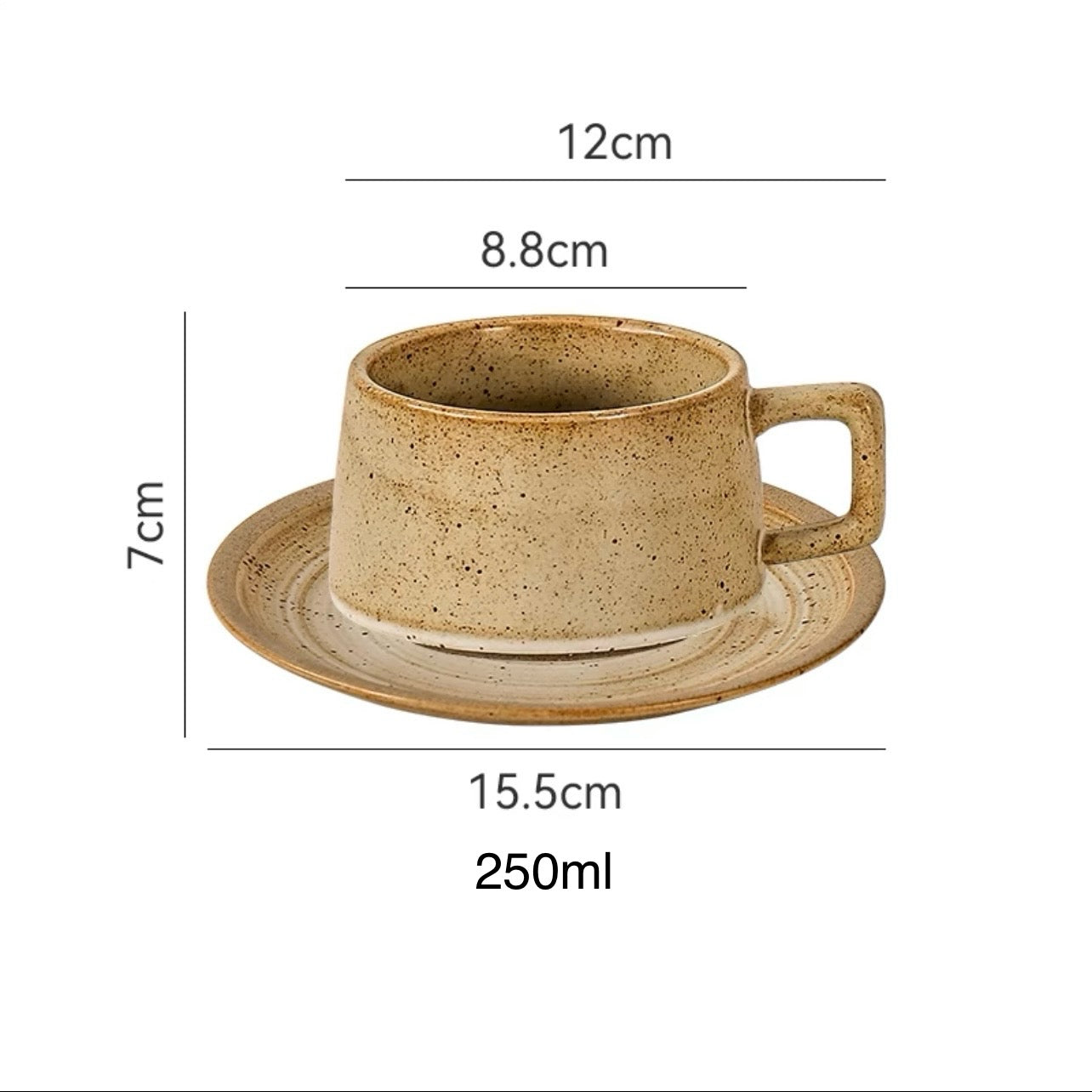 Japanese Style Ceramic Coffee Cup | High Temperature Resistant Coffee Mug