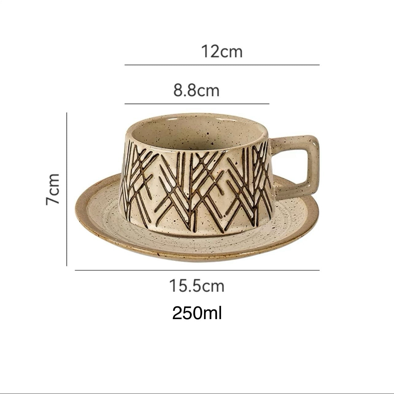 Japanese Style Ceramic Coffee Cup | High Temperature Resistant Coffee Mug