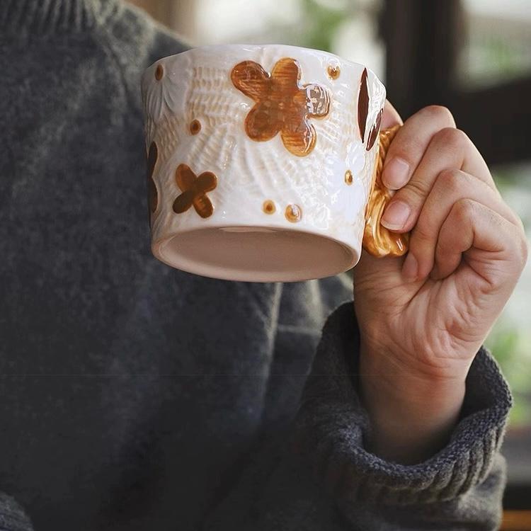 Retro coffee cup and mug